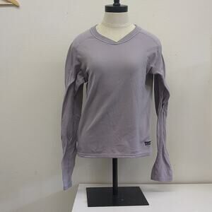 Patagonia light purple‎ v neck sweater size small